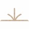 Ekena Millwork Richland Smooth Timber Gable Bracket, Douglas Fir, 84"W x 38"H x 3 1/2"D x 3 1/2"F, 11/12 Pitch GBW084X38X0404RIC00SDF - alternate 1